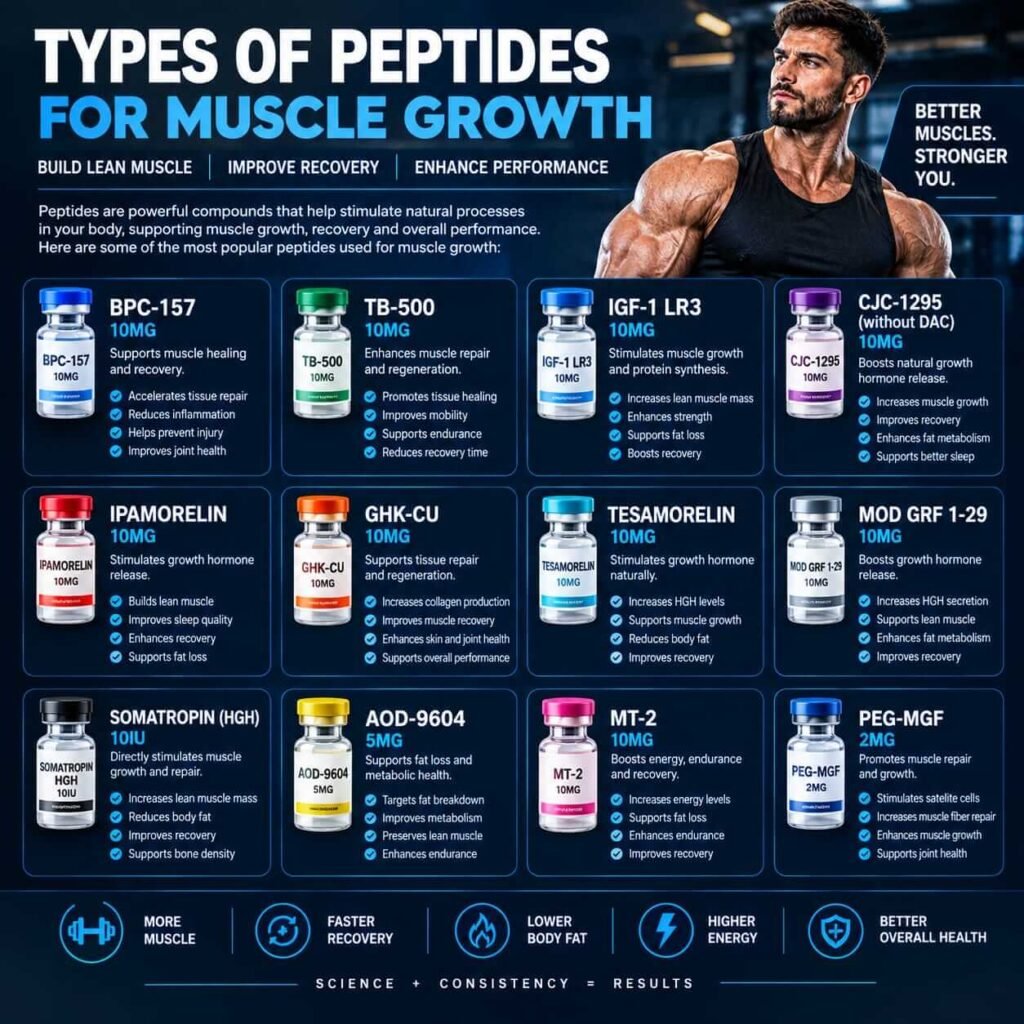 types of peptides