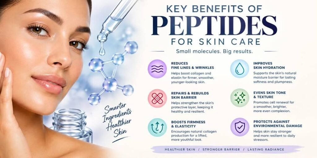 Benefits of Peptides for Skin Care